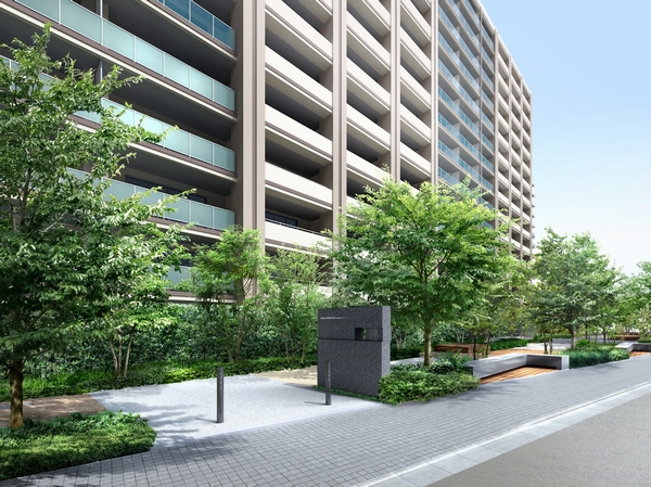 Building appearance ・ Flower Garden Rendering