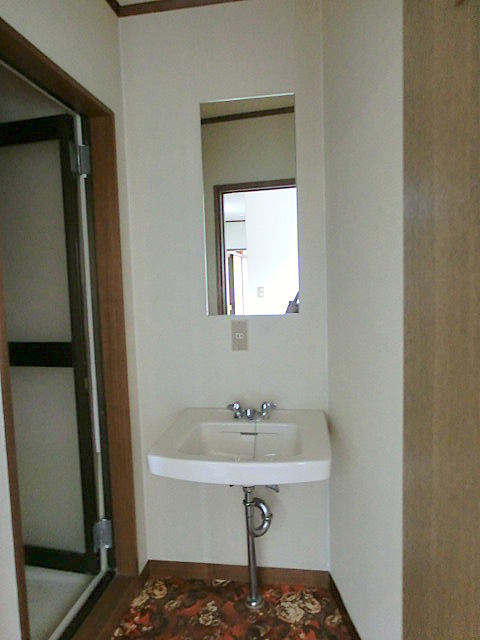 Washroom. Independent wash basin