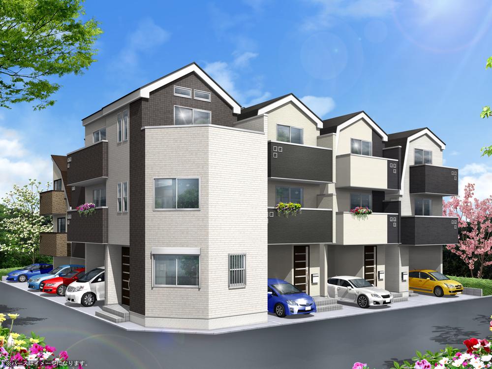 Rendering (appearance). Rendering (from the northeast side)