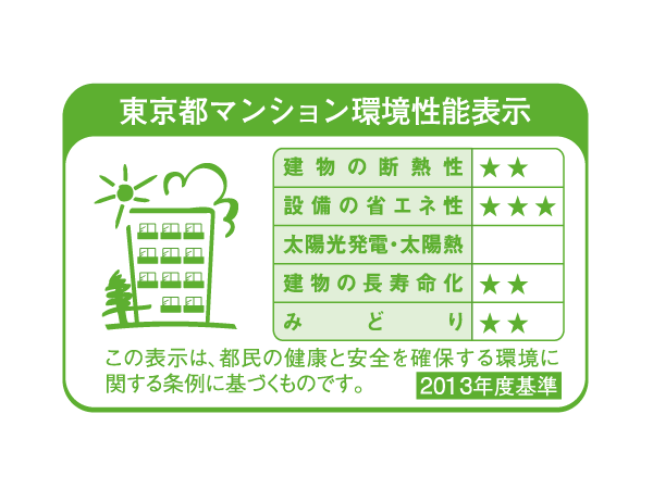 Building structure.  [Tokyo apartment environmental performance display]  ※ For more information see "Housing term large Dictionary"