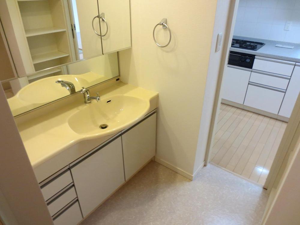 Wash basin, toilet. Storage rich vanity (December 2013) Shooting