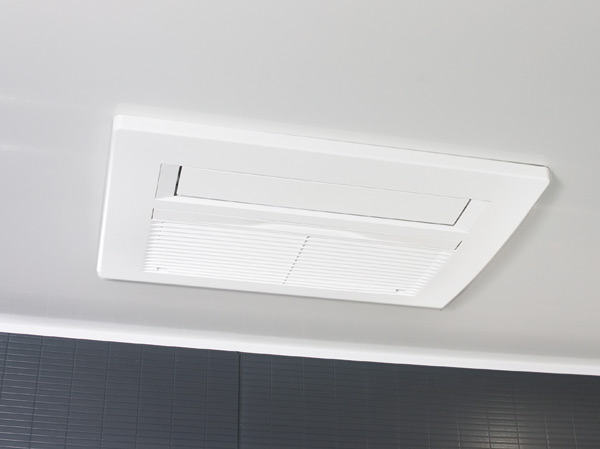 Bathing-wash room.  [TES-type bathroom ventilation heating dryer for laundry even on rainy days can dry out] TES-type bathroom ventilation heating dryer of Tokyo gas is ventilation in the bathroom, It reduces the occurrence of mold. further, It is also convenient to dry out the laundry on a rainy day in the drying function.