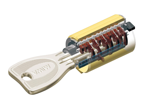 Security.  [reversible ・ Dimple key] Adopt a replication difficult dimple key to the front door key. And resistance to the modus operandi which uses a special unlocking tool. (Conceptual diagram)