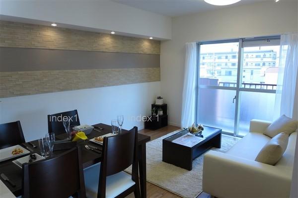 Living. The wall is part of eco-carat specification