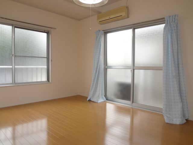 Living and room. Bright living room of the two-sided lighting