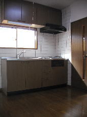 Kitchen. Two-burner gas system kitchen