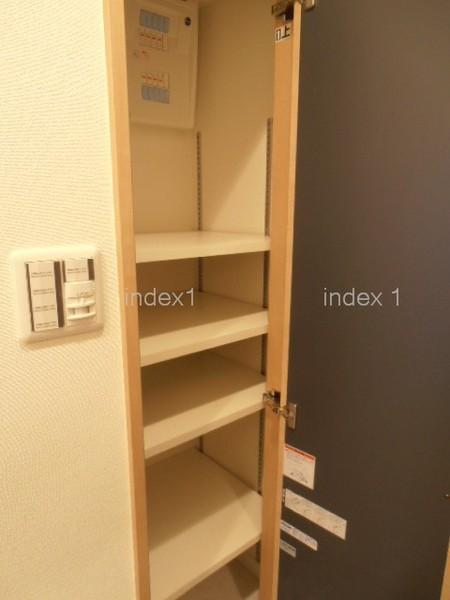 Receipt. Entrance storage is rich