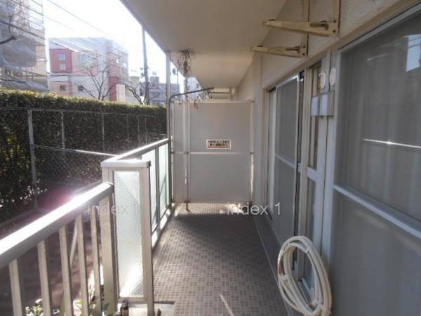 Balcony. Yang per well of a balcony