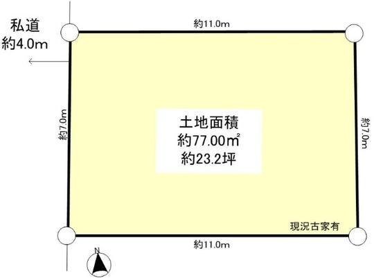 Local land photo. Topographic map