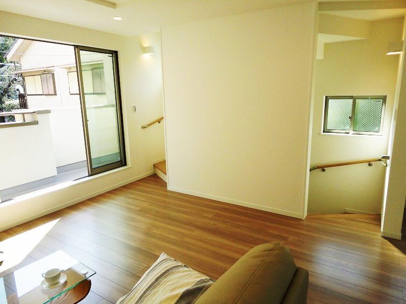 Living. Stairs go up to the third floor through the LDK (B Building)