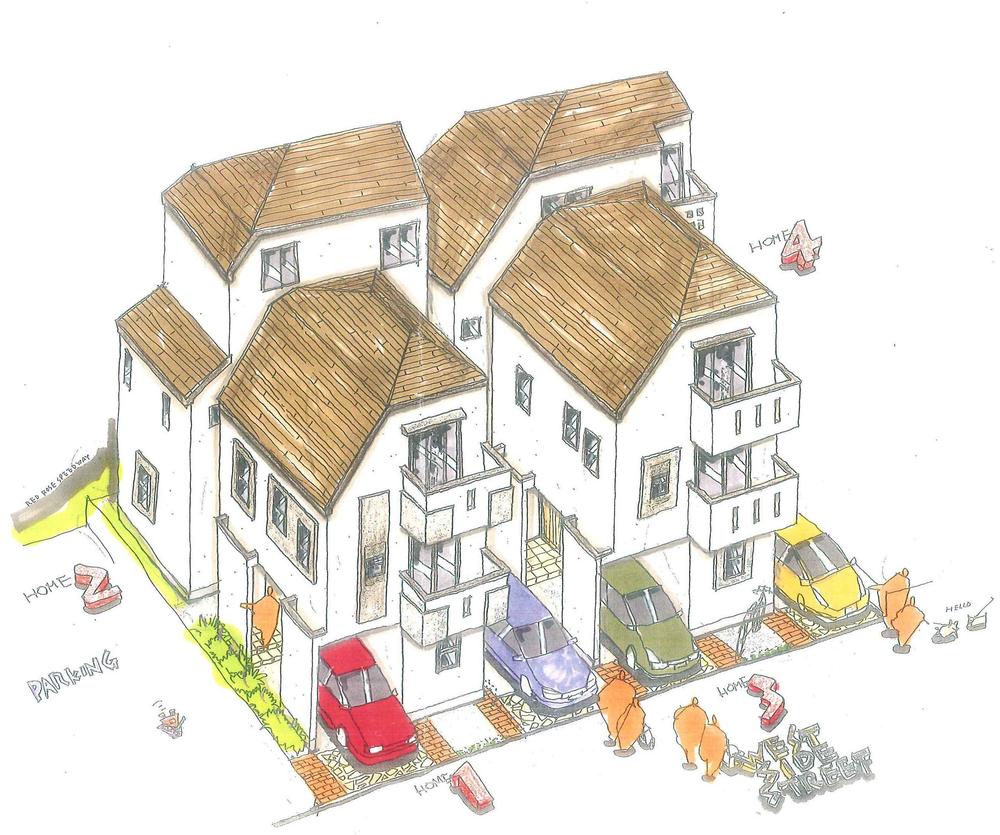 Rendering (appearance). All four Building Rendering