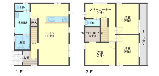 Floor plan. (4 Building), Price 43,300,000 yen, 3LDK, Land area 99.3 sq m , Building area 97.7 sq m