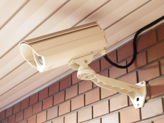 Security equipment. It is there you security camera on the first floor elevator hall.