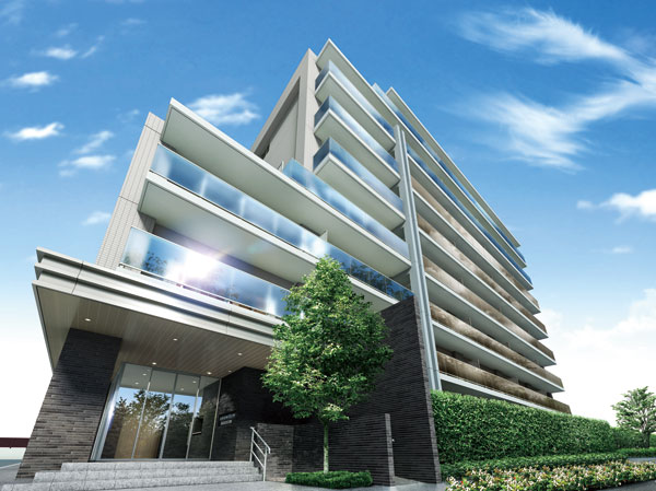 Buildings and facilities. Appearance design is composed of a full sense of quality earth color, It expressed the sophistication and calm. Forever without fading even material is, You have to create your own beauty that resonate with modern sensibility. (Exterior view)