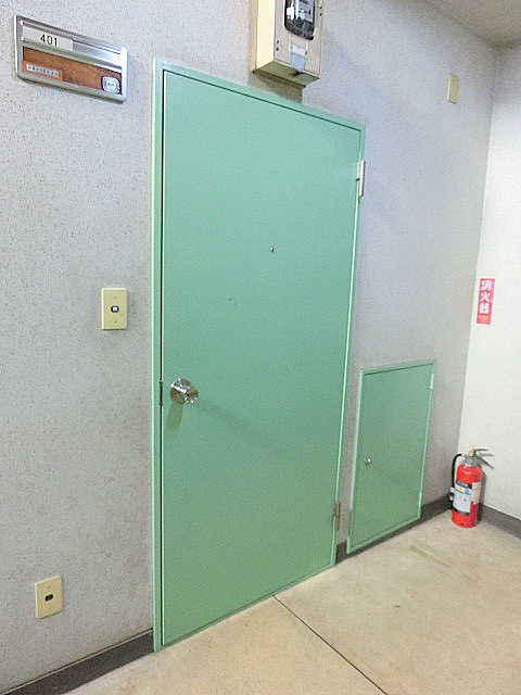 Entrance. Entrance door