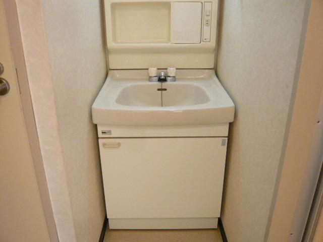 Washroom. Independent wash basin