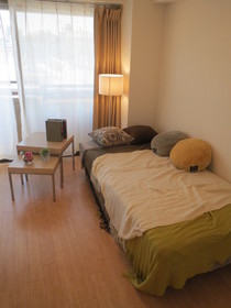 Living and room. Model room implementation in