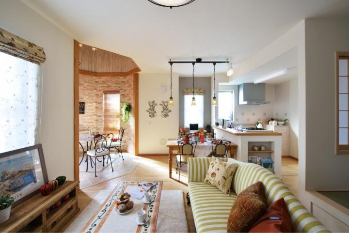 Local appearance photo. 1 Building model house (living)