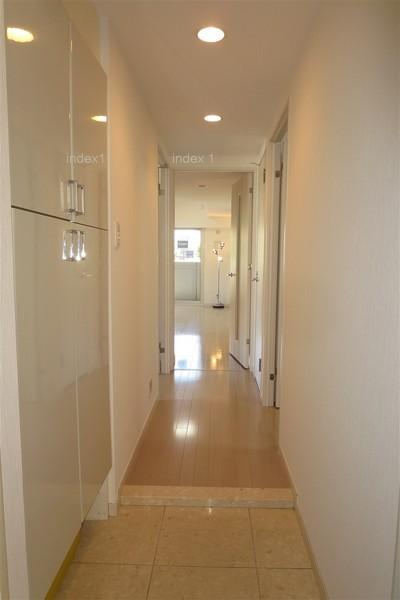 Entrance. Shiny already new interior renovation