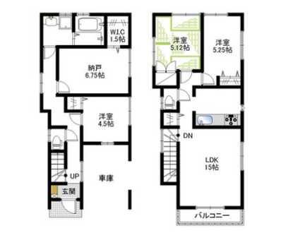 Floor plan. Price 39 million yen, 3LDK+S, Land area 78.03 sq m , Building area 99.42 sq m