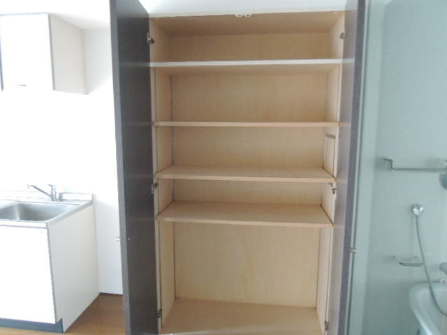 Receipt. It is surprisingly large storage next to the kitchen