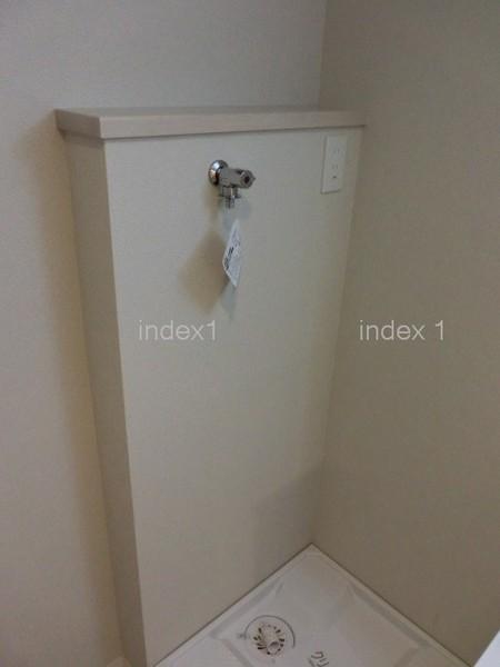 Wash basin, toilet. There is also indoor washing machine Storage