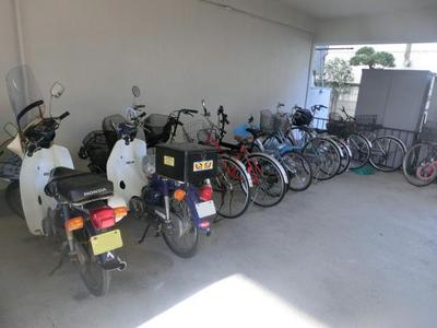 Other common areas. Bicycle parking space