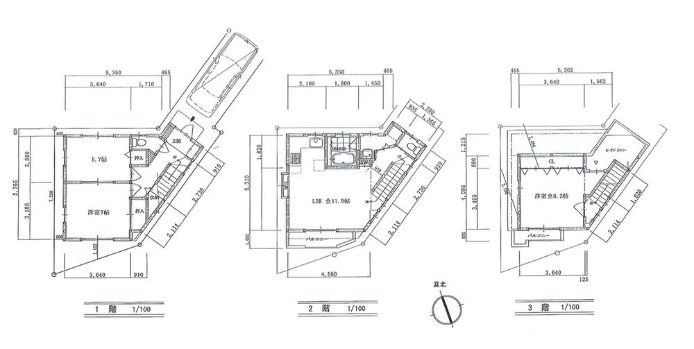 Floor plan. 41,800,000 yen, 3LDK, Land area 64.67 sq m , Building area 86.22 sq m