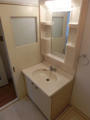 Washroom. Independent wash basin