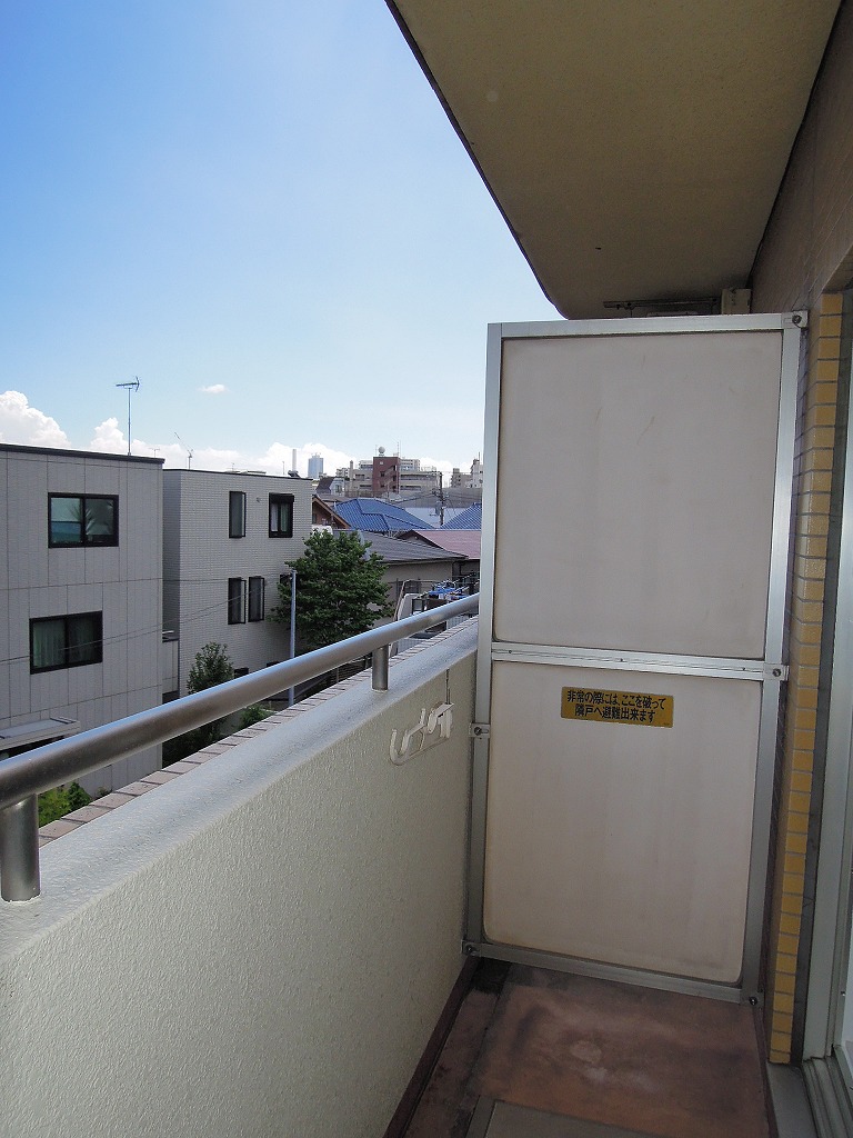 Balcony. Independent wash basin