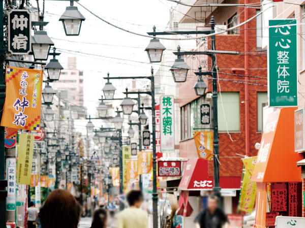 Surrounding environment. Nakajuku shopping street (about 530m ・ 7-minute walk)