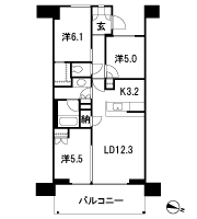 Floor: 3LD ・ K + N (storeroom) + WIC (walk-in closet), the occupied area: 70.12 sq m, Price: TBD