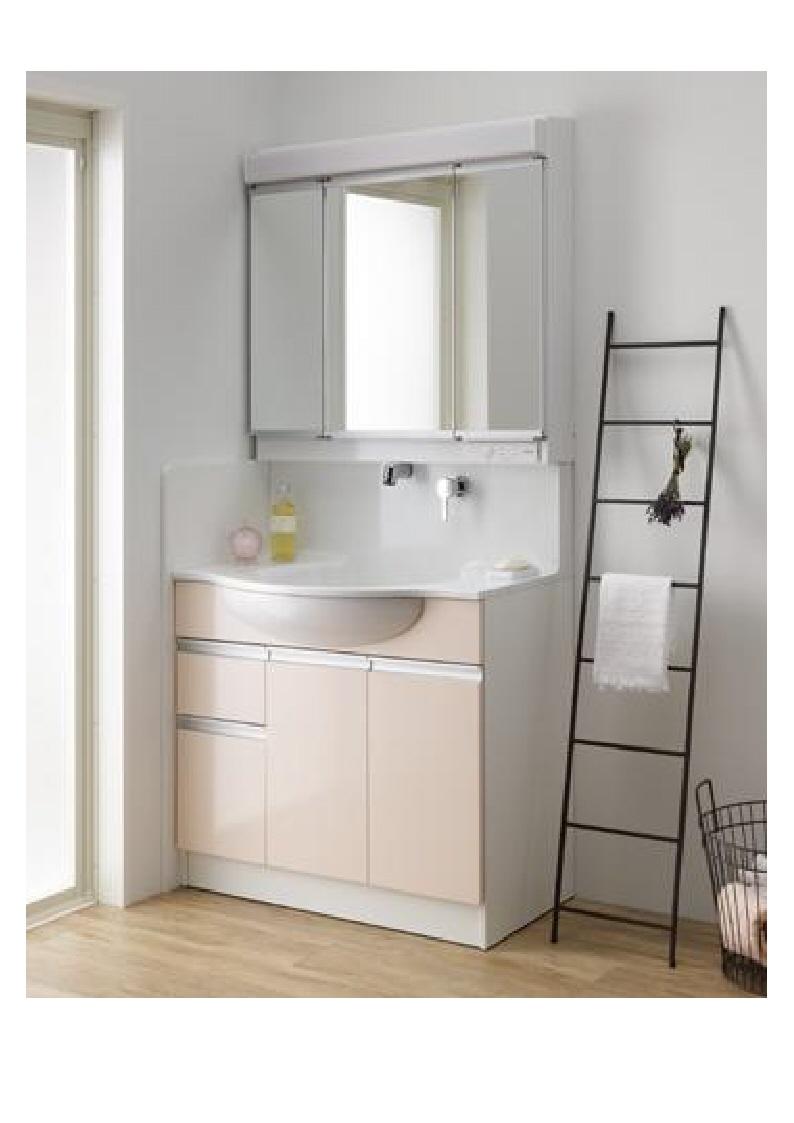 Same specifications photos (Other introspection).  [Bathroom vanity] Round type wash bowl that can be washing the face in a comfortable position. Because it is installing a spout on the top, Also it will be reservoir water into the bucket.