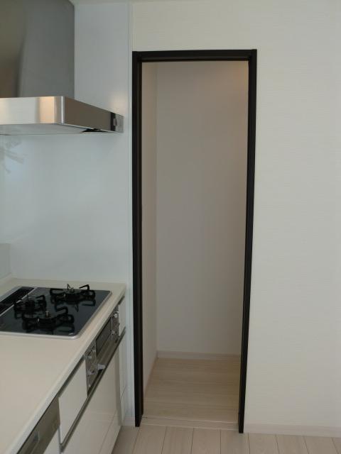 Kitchen. Kitchen next to storage