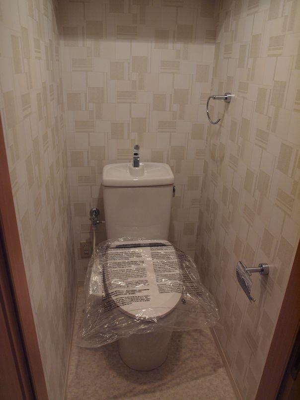 Toilet. Toilet of brand new unused. Standard equipped with a bidet.