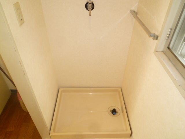 Other room space. Washing machine in the room