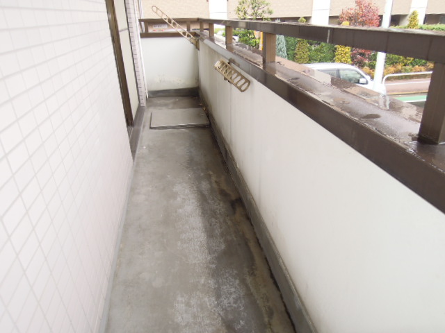 Balcony. Southwest-facing balcony