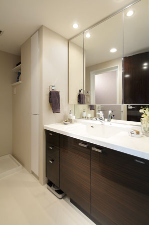 Bathing-wash room.  [Powder Room] Beautiful and refreshing space the mind and body.