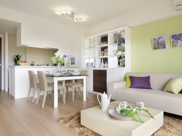 Living to enjoy the face-to-face kitchen and a sense of unity ・ dining