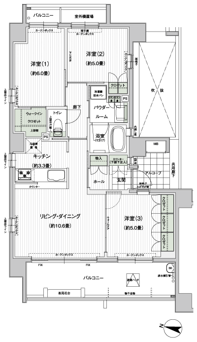 Floor: 3LDK, occupied area: 67.23 sq m, Price: 38,980,000 yen, now on sale