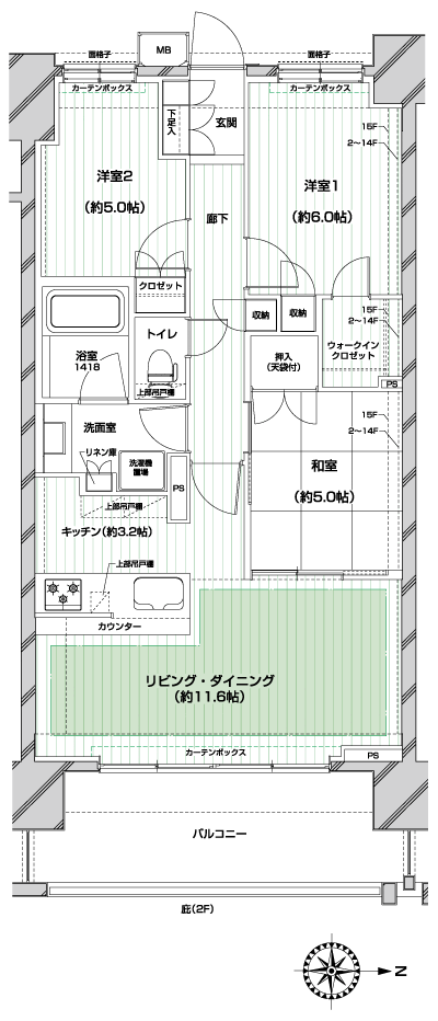 Floor: 3LDK, occupied area: 70.06 sq m, Price: TBD