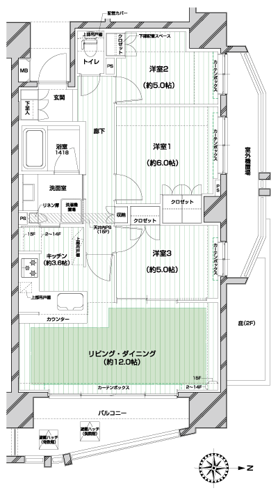 Floor: 3LDK, occupied area: 71.42 sq m, Price: TBD