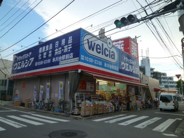 Drug store. Uerushia Hikawadai until Station shop 980m