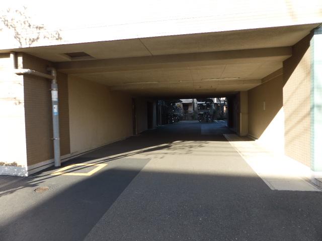 Parking lot. Common areas