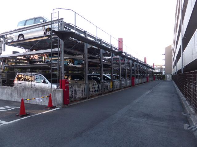 Parking lot. Common areas