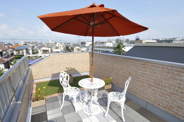 Same specifications photos (Other introspection). Roof balcony (our example of construction)