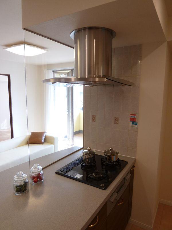 Kitchen. There is in the kitchen is a large exhaust fan, Also it has is hard to cloudy room grilled meat.