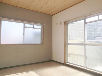 Living and room. Two-sided lighting Western-style.