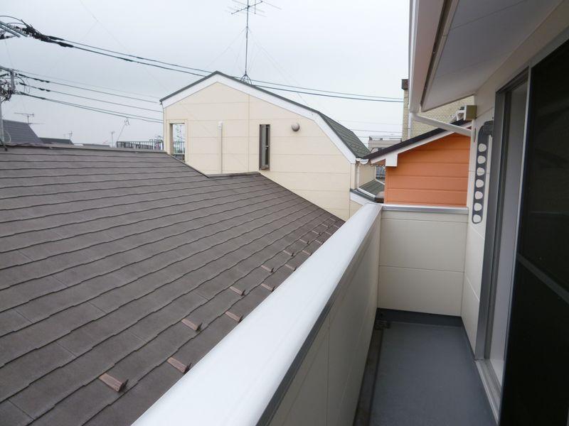 Balcony. View from the balcony