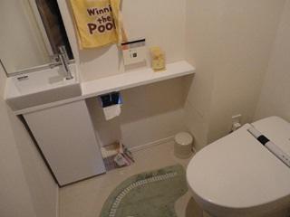 Toilet. Warm water washing toilet seat